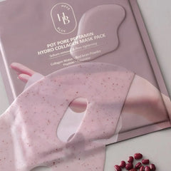 مجموعة أقنعة HEVEBLUE Pot Pore Peptamin Hydro Collagen (4 أقنعة)