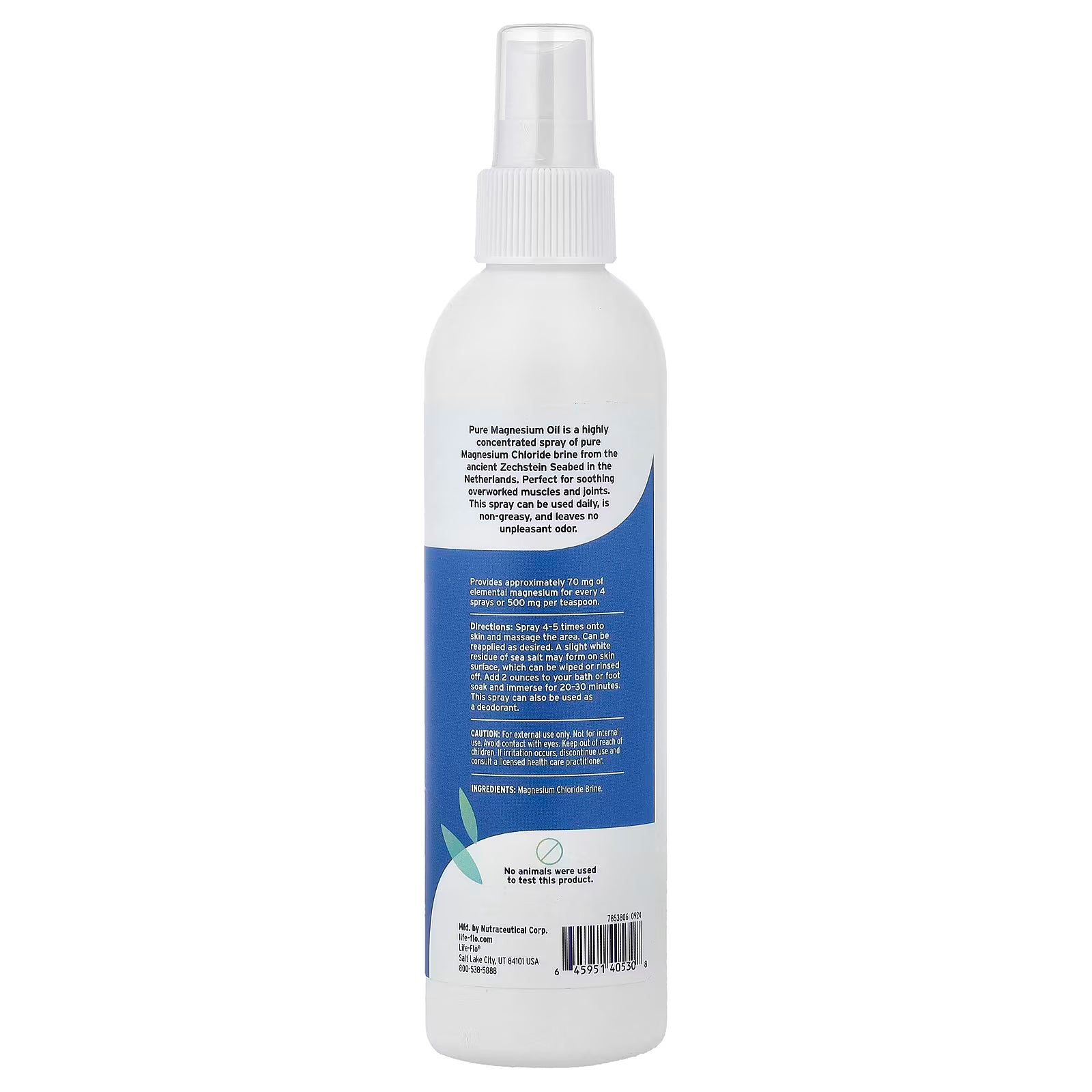 Life-flo, Pure Magnesium Oil Spray, 8 fl oz (237 ml)