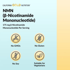 California Gold Nutrition, NMN, 175 mg