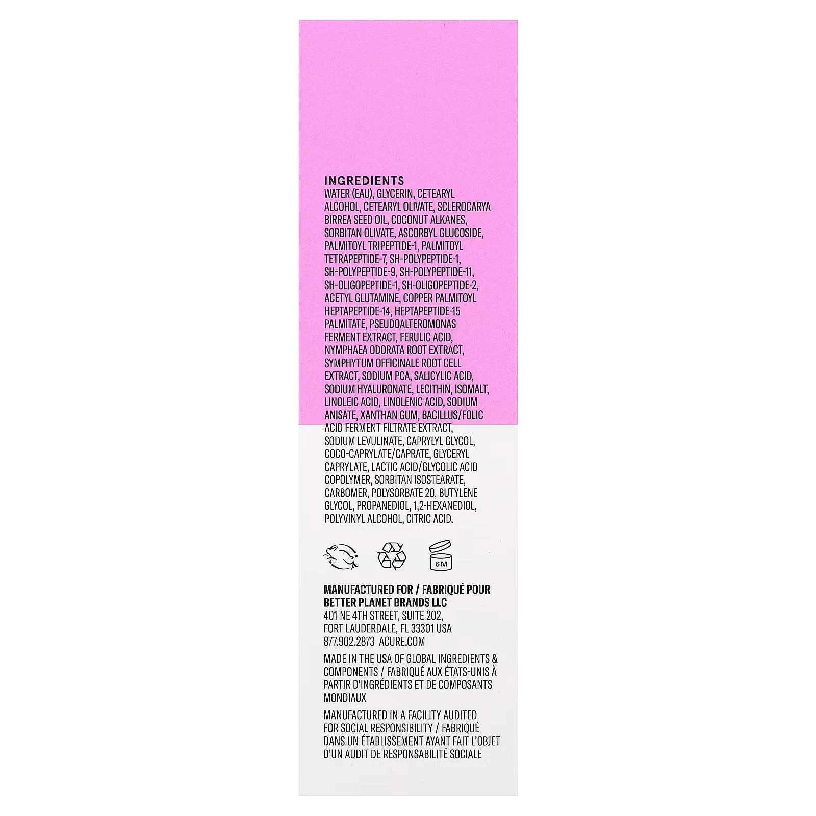 ACURE, Radically Rejuvenating Whipped Night Creamโข, 1.7 fl oz (50 ml)