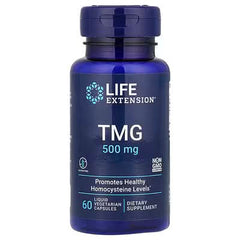 Life Extension, TMG, 500 mg, 60 Liquid Vegetarian Capsules
