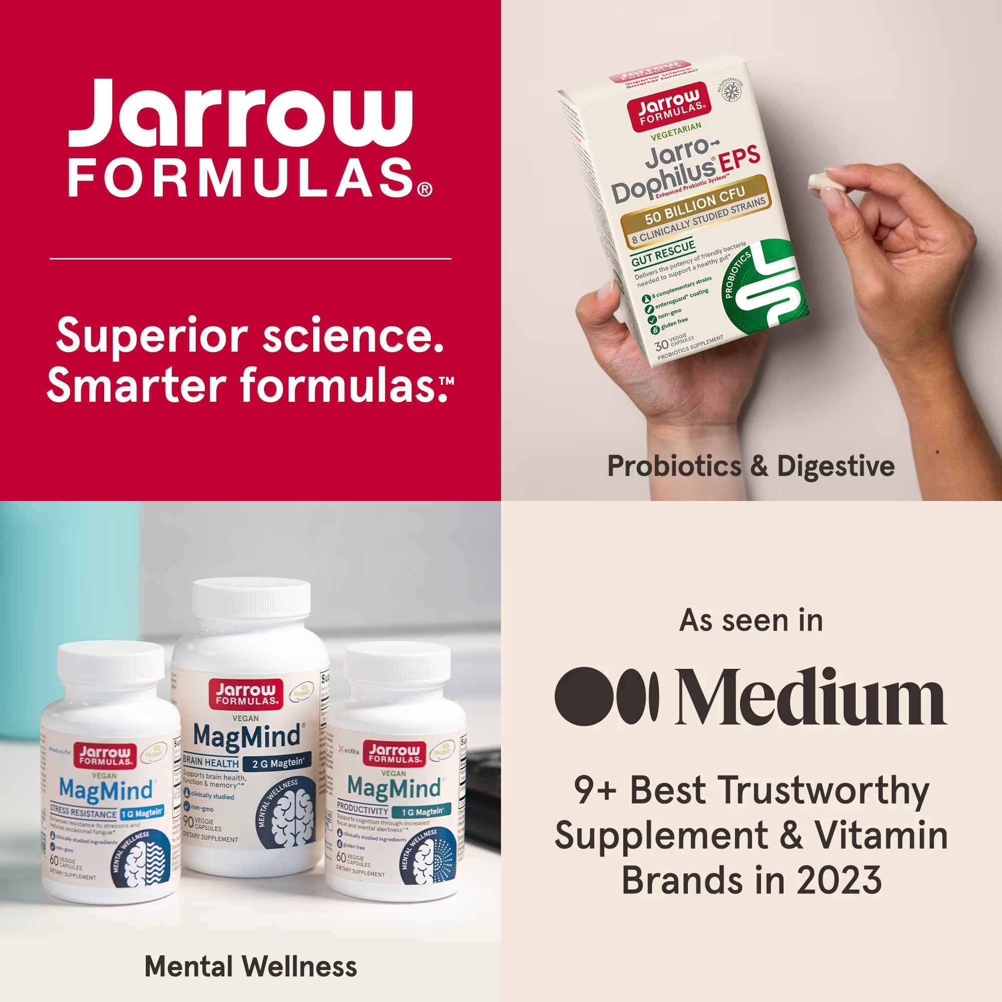 Jarrow Formulas, Vegan Methyl Folate, 400 mcg, 60 Veggie Capsules
