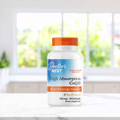 Doctor's Best, High Absorption CoQ10, 100 mg, 120 Softgels