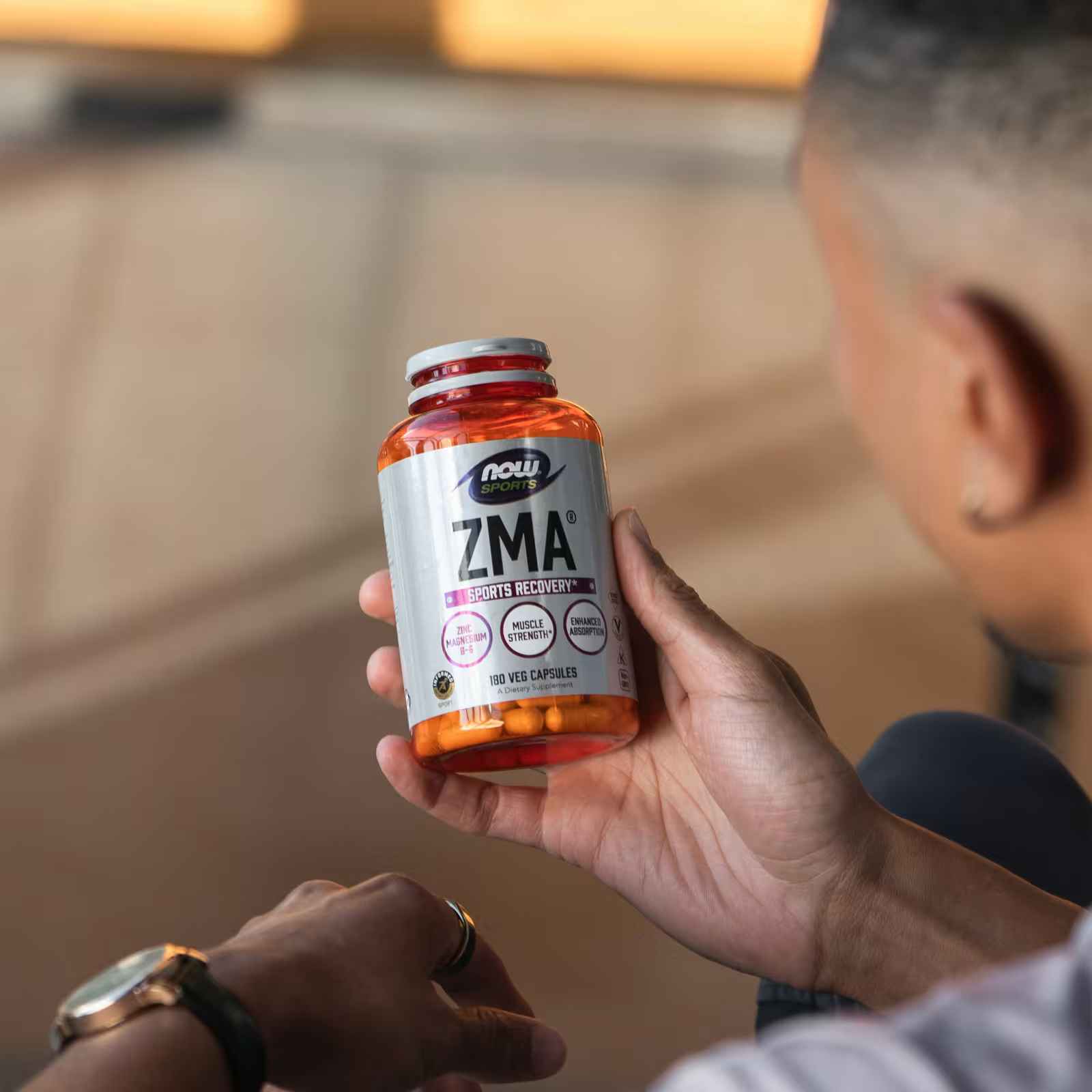 NOW Foods, Sports, ZMA®, 180 Veg Capsules