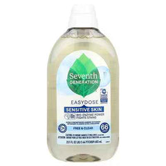 Seventh Generation, Easydose, Ultra Concentrated Laundry Detergent, Free & Clear, 66 Loads, 23.1 fl oz (683 ml)