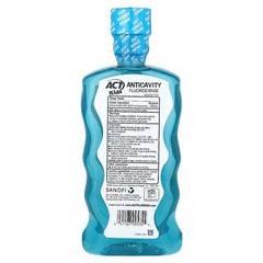 ACT, Kids, Anticavity Fluoride Rinse, Alcohol Free, Pineapple Punch, 16.9 fl oz (500 ml)