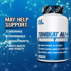 EVLution Nutrition, Tongkat Ali + Fadogia Agrestis, 60 Veggie Capsules