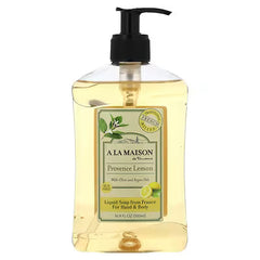 A La Maison de Provence, Liquid Soap For Hand & Body, Provence Lemon, 16.9 fl oz (500 ml)