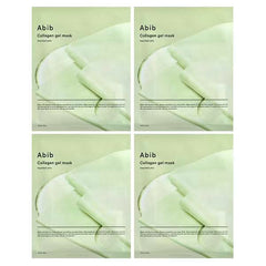 Abib, Collagen Gel Beauty Mask, Heartleaf Jelly, 4 Sheets, 1.23 oz (35 g) Each