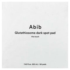 Abib, Glutathiosome Dark Spot Pad, Vita Touch, 60 Pads