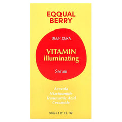 EQQUALBERRY, Deep Cera Vitamin Illuminating Serum, 1.01 fl oz (30 ml)