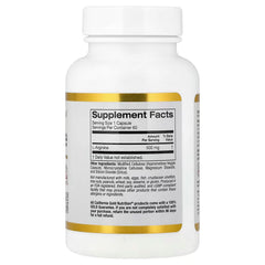 California Gold Nutrition, L-Arginine, 500 mg , 60 Veggie Capsules