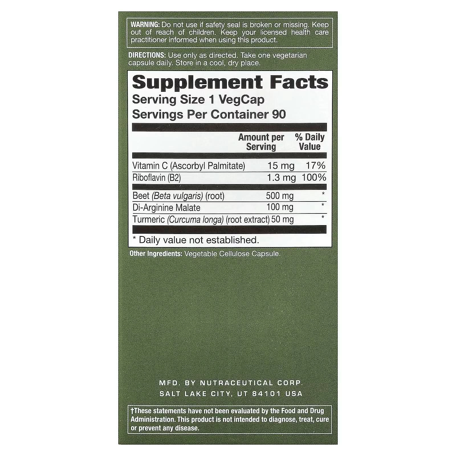 Action Labs, For Men, Ticker Tonicโข, Beet Root Caps, 90 VegCaps