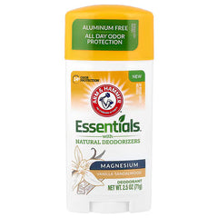 Arm & Hammer, Essentialsโข with Natural Deodorizers, Deodorant, Magnesium, Vanilla Sandalwood, 2.5 oz (71 g)