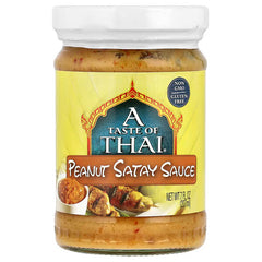 A Taste Of Thai, Peanut Satay Sauce, 7 fl oz (207 ml)