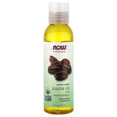 NOW Foods, Solutions, Certified Organic Jojoba Oil, 4 fl oz (118 ml)