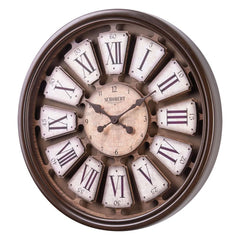 Wooden Wall Clock 6425, 60cm Italian Design
