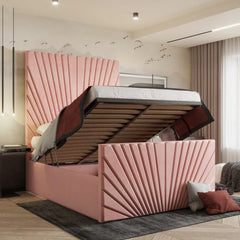 Mercury Upholstered Bed in multiple sizes