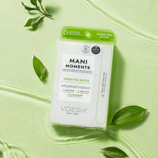 VOESH Mani Moments 3 Steps - Green Tea Detox Kit (2 Sets)