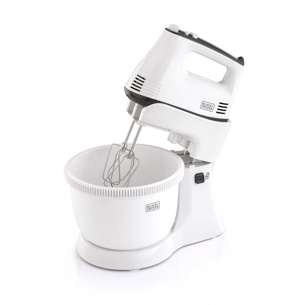 Black And Decker 300w 5 Speed Multifunction Bowl And Stand Mixer