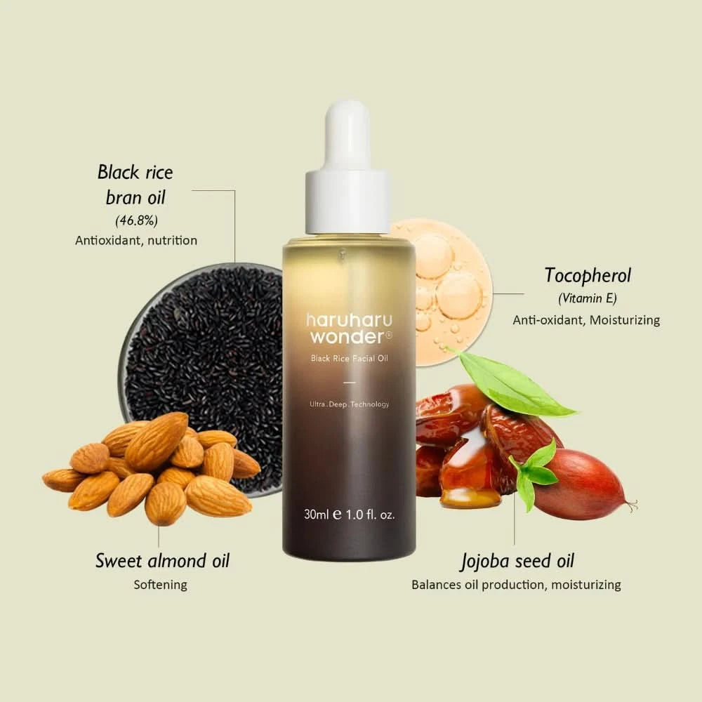 haruharu wonder - Black Rice Facial Oil (30ml)