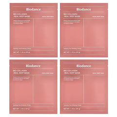 Biodance, Bio Collagen Real Deep Beauty Mask, 4 Sheets, 1.19 oz (34 g) Each