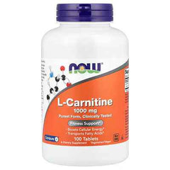 NOW Foods, L-Carnitine, 1,000 mg, 100 Tablets