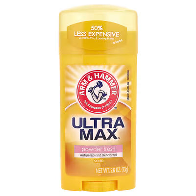 Arm & Hammer, UltraMaxβ’, Antiperspirant Deodorant, Solid, Powder Fresh, 2.6 oz (73 g)