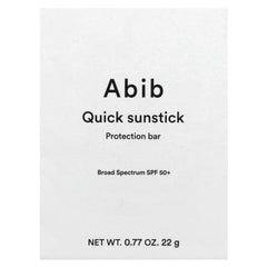 Abib, Quick Sunstick Protect Bar, SPF 50+, 0.77 oz (22 g)