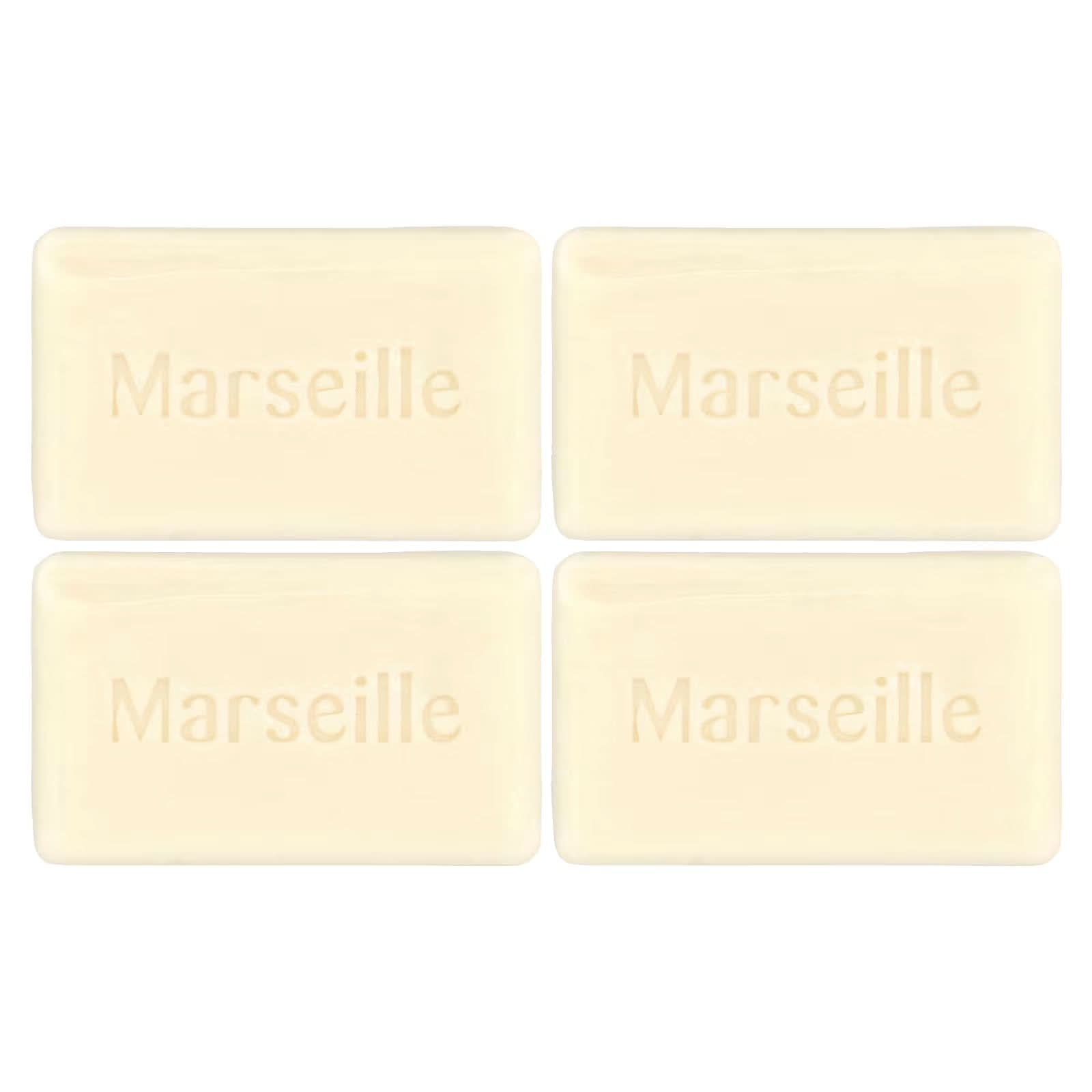 A La Maison de Provence, Hand & Body Bar Soap, Sweet Almond, 4 Bars, 3.5 oz (100 g) Each