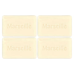 A La Maison de Provence, Hand & Body Bar Soap, Sweet Almond, 4 Bars, 3.5 oz (100 g) Each