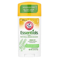 Arm & Hammer, Essentialsโข with Natural Deodorizers, Deodorant, Rosemary Lavender, 2.5 oz (71 g)