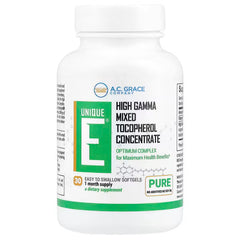 A.C. Grace Company, Unique EĀ®, High Gamma Mixed Tocopherol Concentrate, 30 Softgels