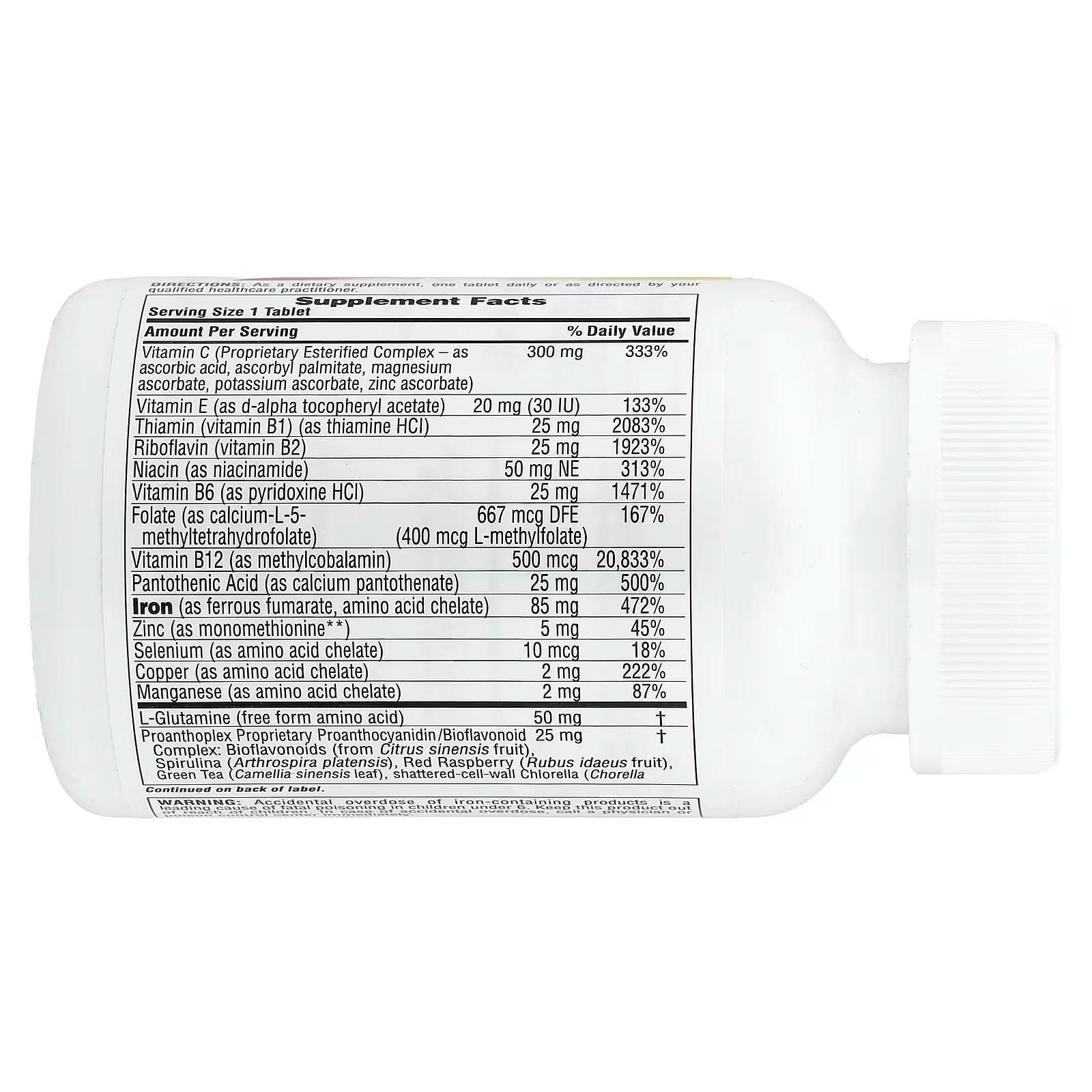 NaturesPlus, Hema-Plex®, Iron with Essential Nutrients for Healthy Red Blood Cells, 60 Slow-Release Tablets