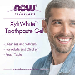 NOW Foods, Solutions, XyliWhite™, Toothpaste Gel, Refreshmint, 6.4 oz (181 g)