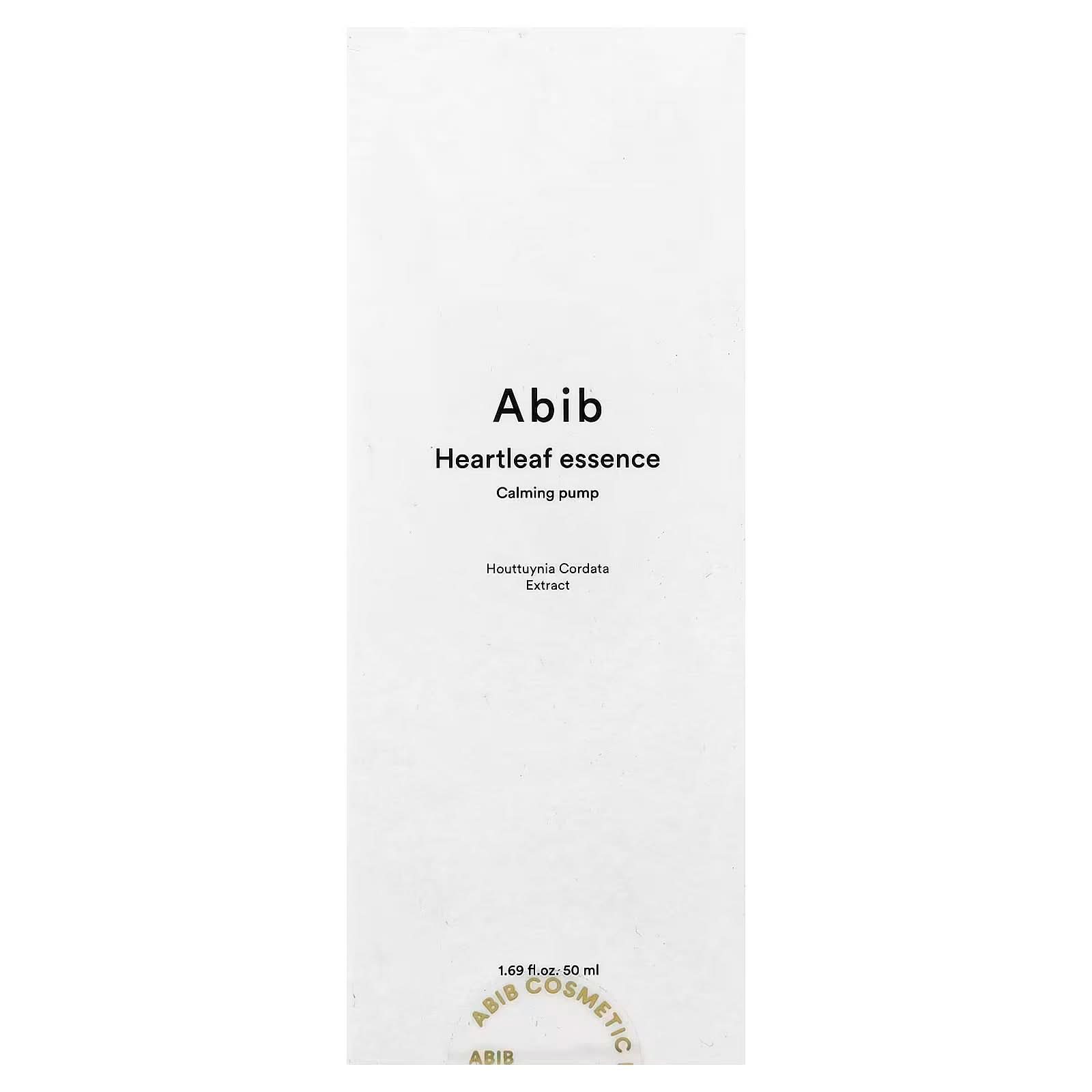 Abib, Heartleaf Essence, Calming Pump, 1.69 fl oz (50 ml)