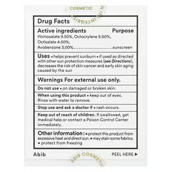 Abib, Airy Sunstick Smoothing Bar, SPF 50+, 0.81 oz (23 g)