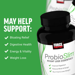 Force Factor, ProbioSlimยฎ, Weight Loss Essentials, 120 Vegetable Capsules