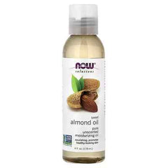 NOW Foods, Solutions, Sweet Almond Oil, Unscented, 4 fl oz (118 ml)