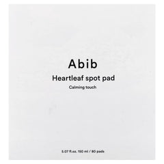 Abib, Heartleaf Spot Pad, 80 Pads, 5.07 fl oz (150 ml)