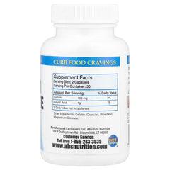 Absolute Nutrition, Sodium Butyrate, 60 Capsules