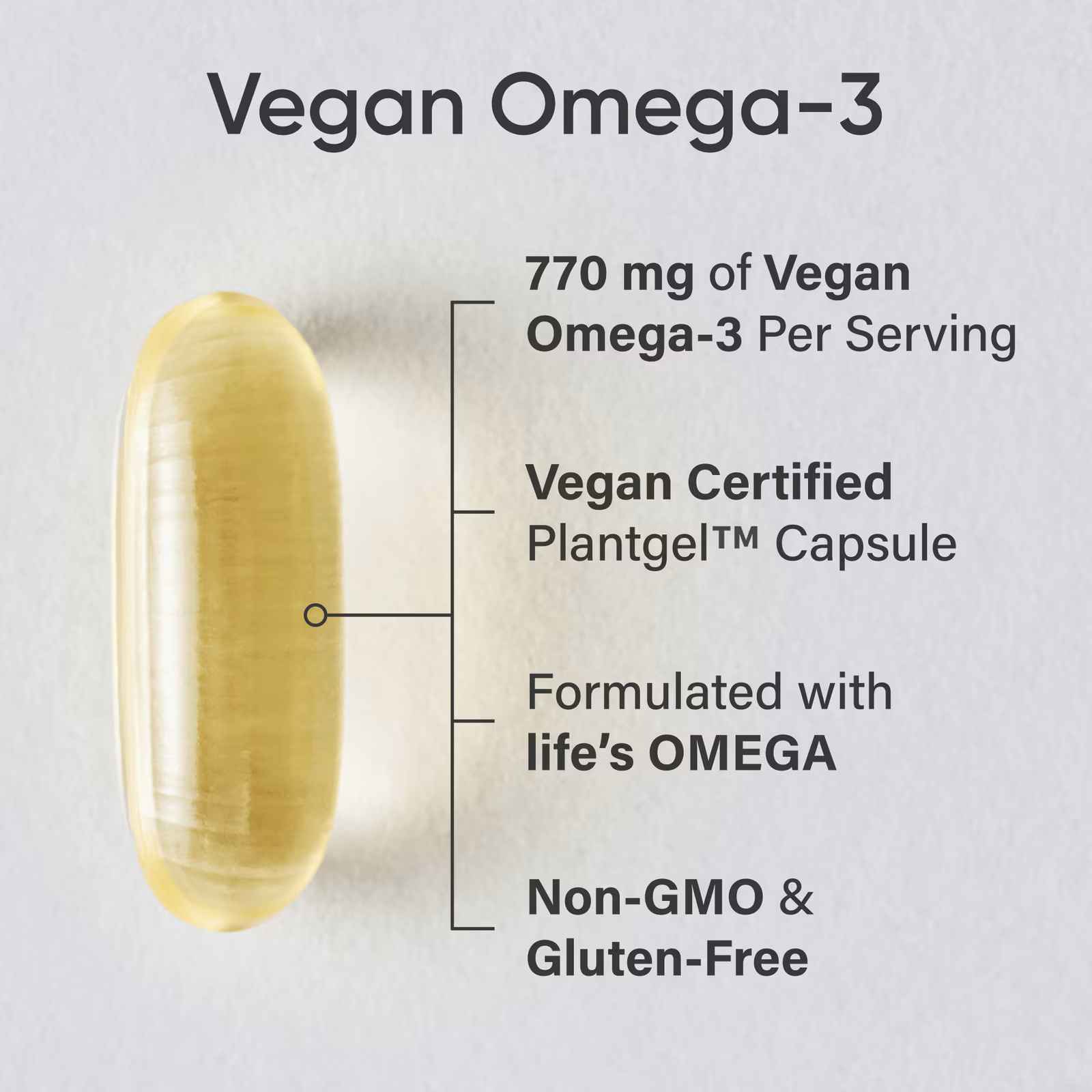 Sports Research, Vegan Omega-3, 60 Veggie Softgels