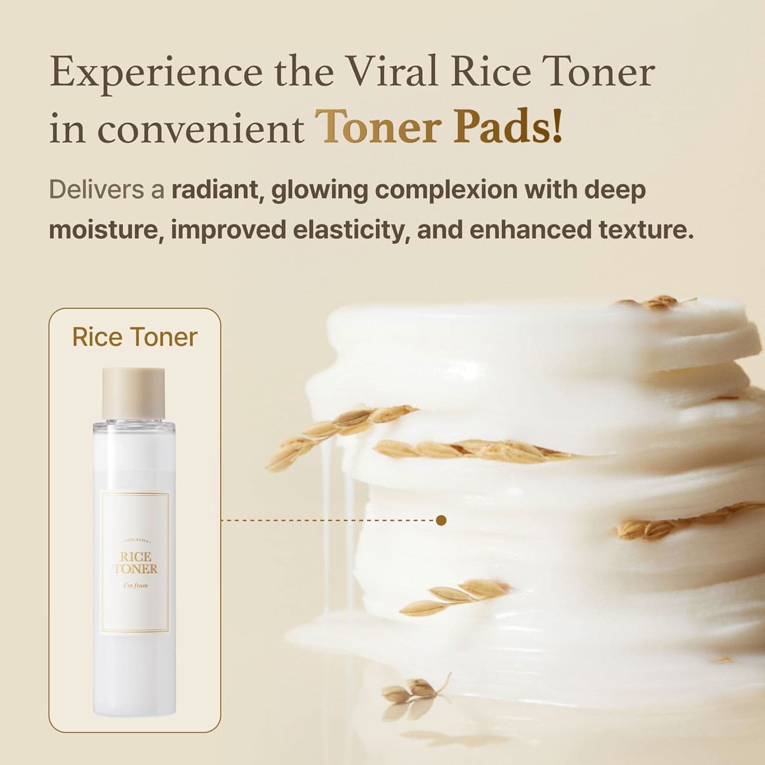 I'm from - Rice Toner Pad