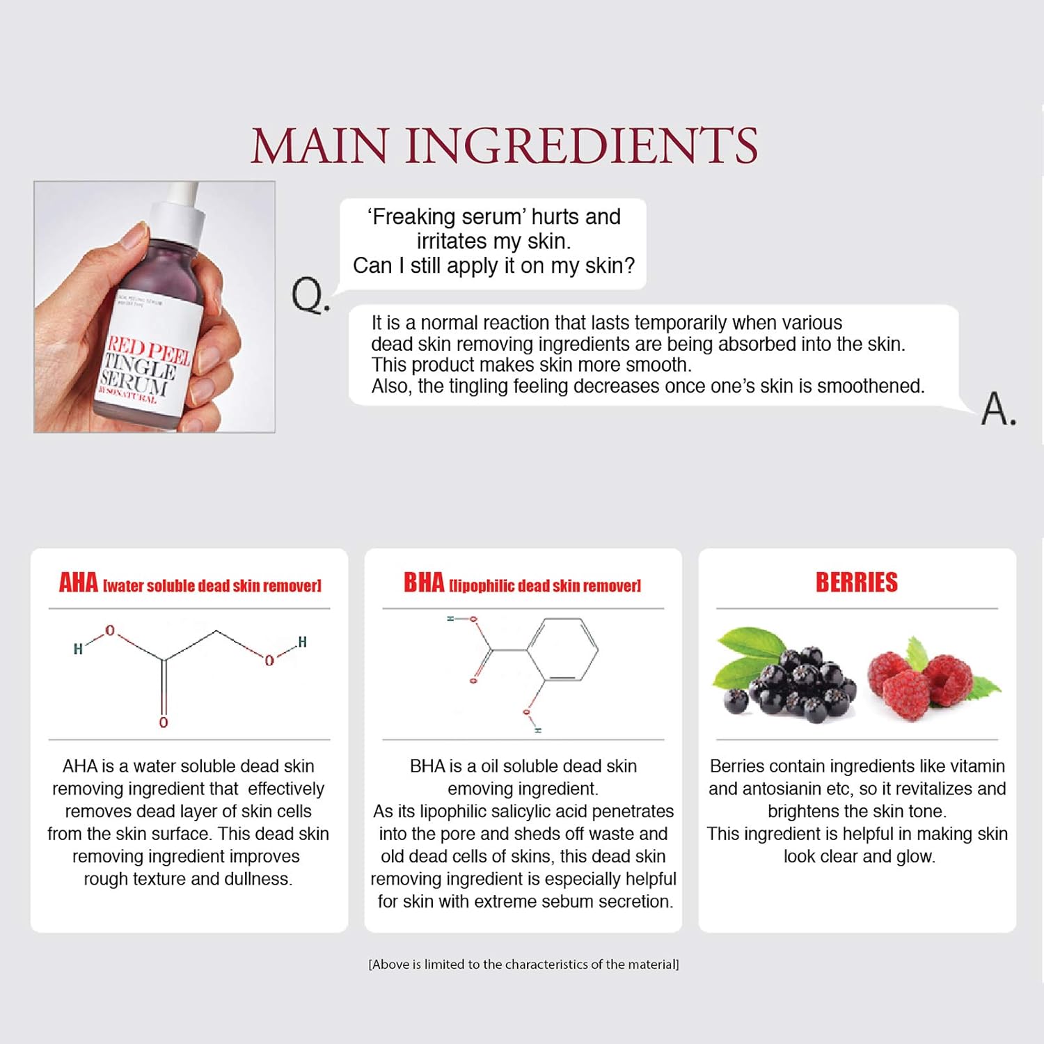 so natural - Red Peel Tingle Serum
