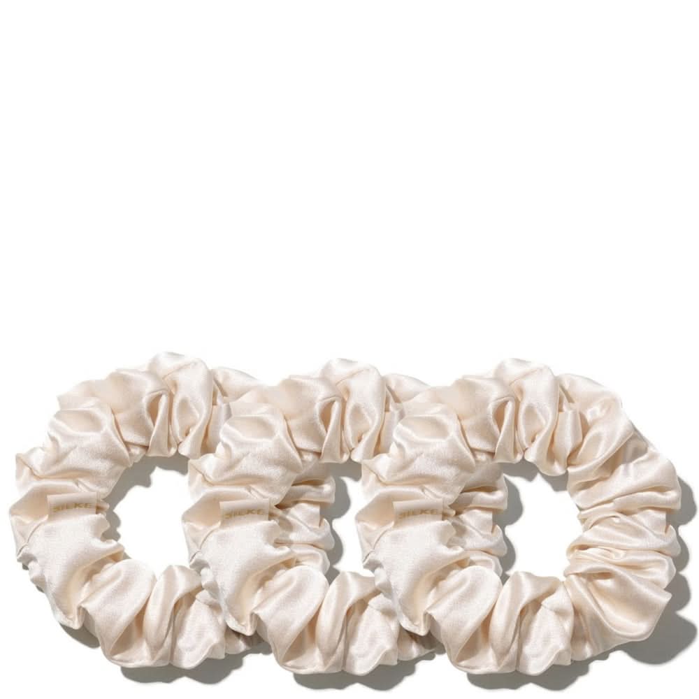 SILKE London Hair Scrunchies - Cream