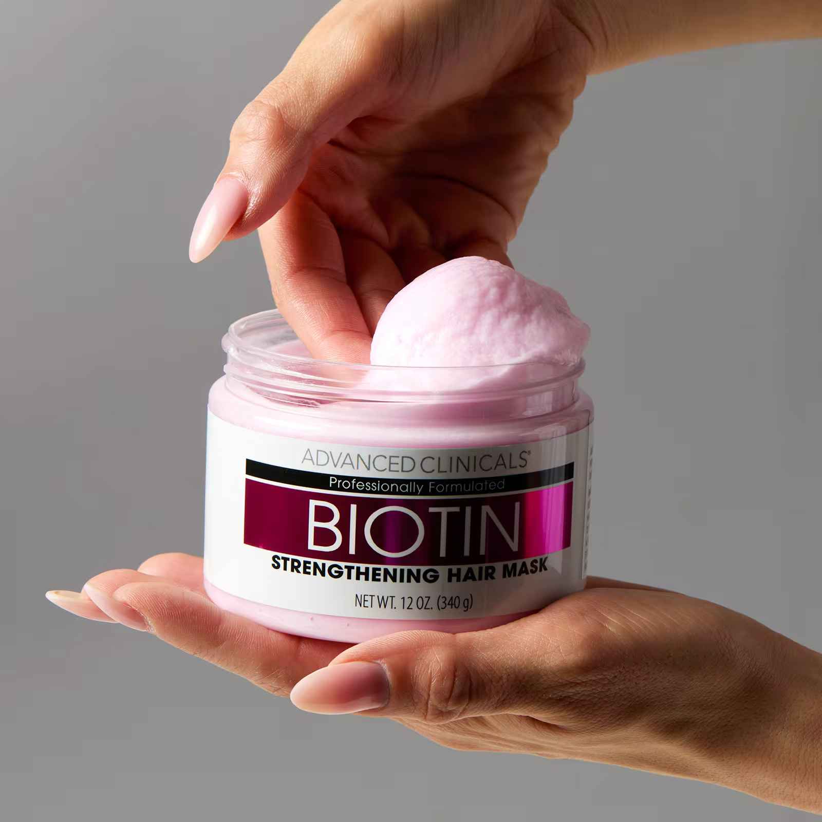 Advanced Clinicals, Biotin, Strengthening Hair Mask, 12 fl oz (340 ml)