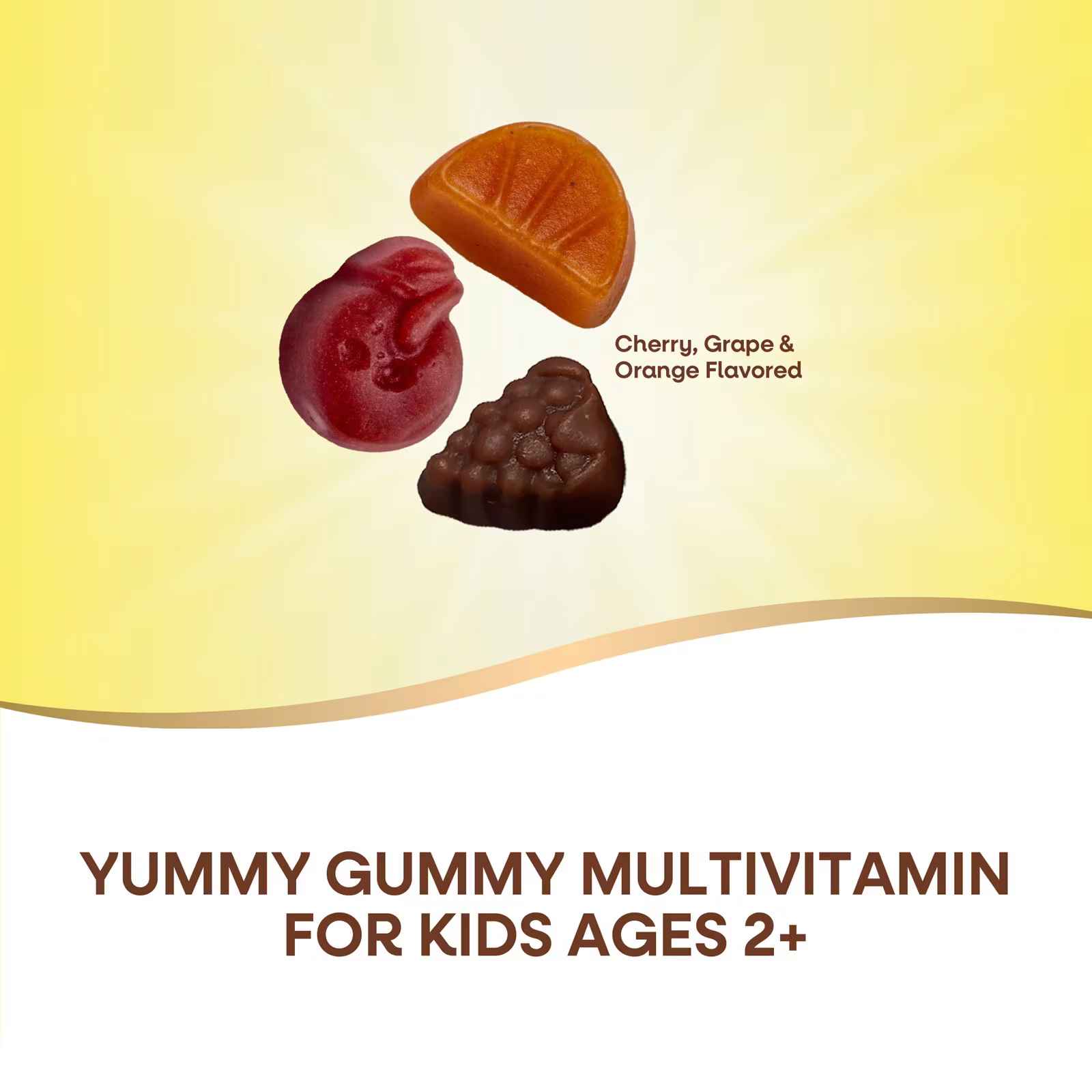Nature's Way, Alive! Kids, Premium Gummy Multivitamin, Cherry, Grape & Orange, 90 Gummies