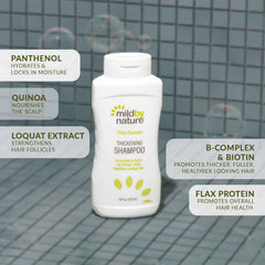 Mild By Nature, Thickening Shampoo, B-Complex + Biotin, Citrus Squeeze, 16 fl oz (473 ml)