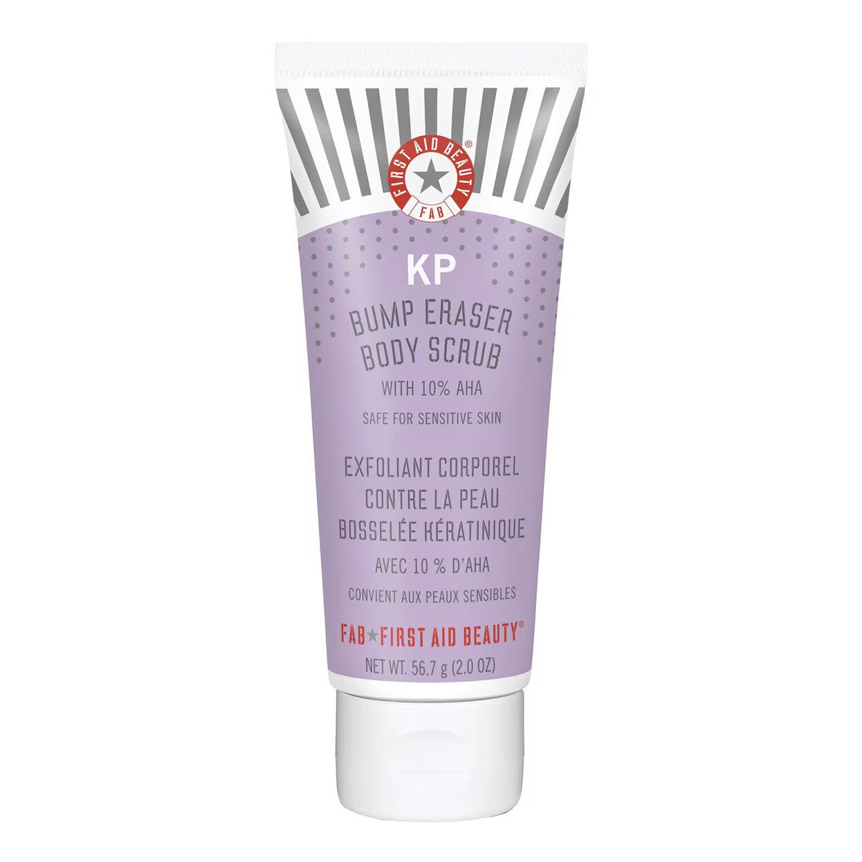 مقشر الجسم First Aid Beauty KP Bump Eraser مع 10% من أحماض ألفا هيدروكسي (AHA) 8 أونصة
