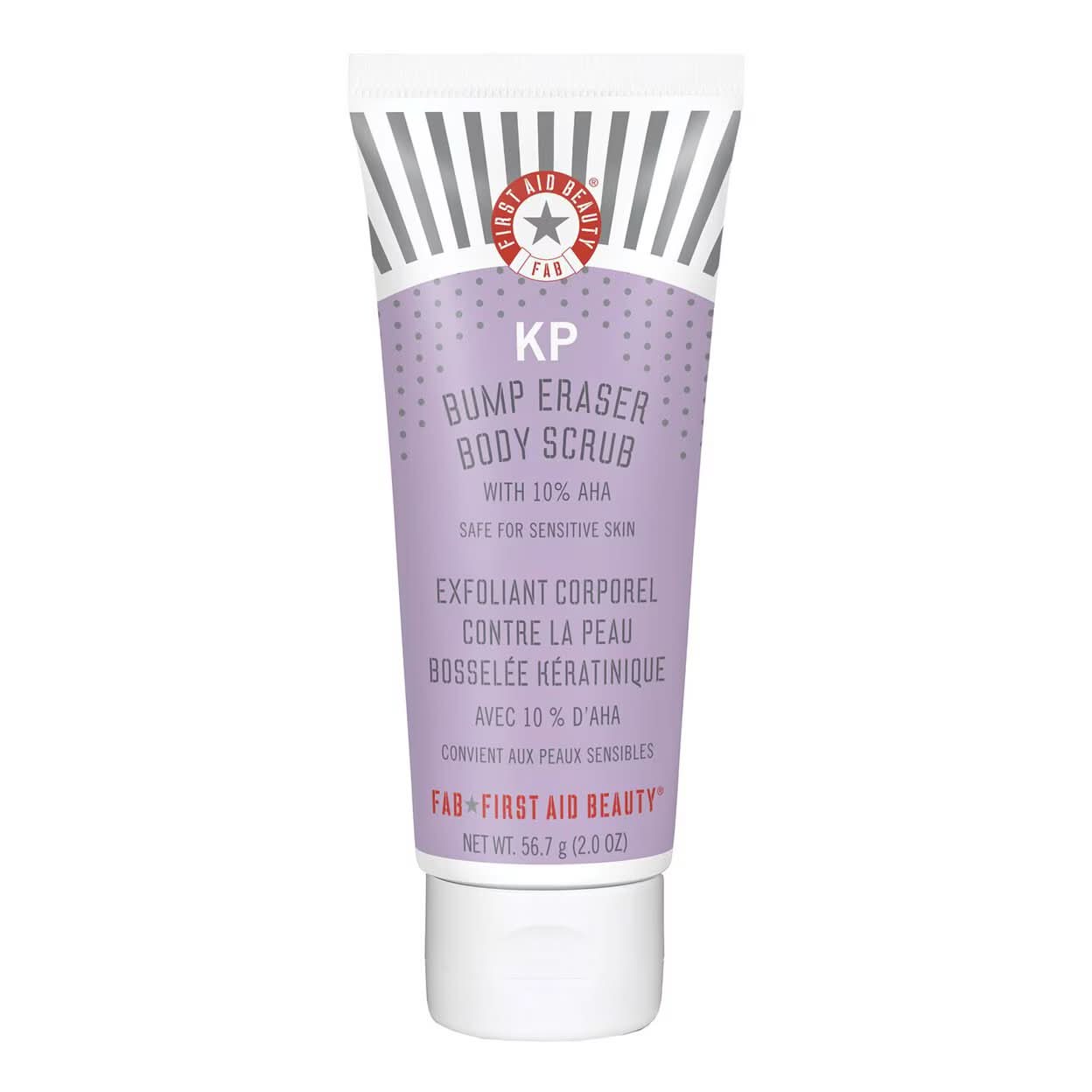 مقشر الجسم First Aid Beauty KP Bump Eraser مع 10% من أحماض ألفا هيدروكسي (AHA) 8 أونصة